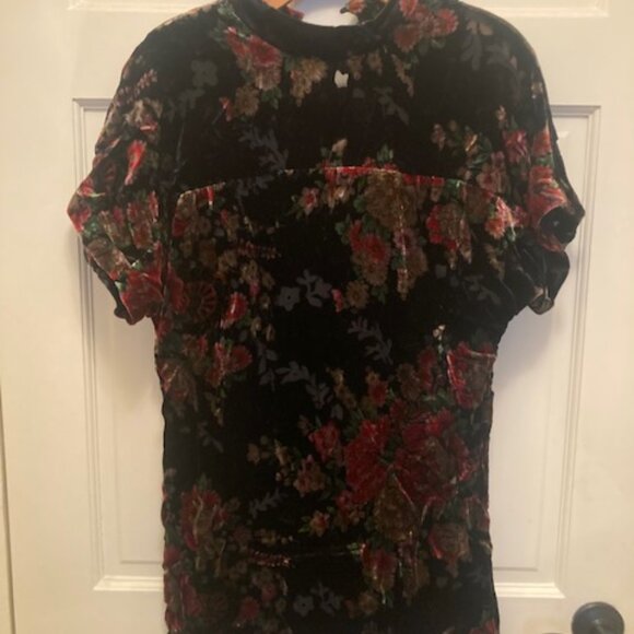 Zara Dresses & Skirts - Zara floral velvet dress